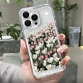 thumbnail image 1 of Funda de teléfono transparente y suave para iPhone 11, funda iPhone 13 14 Pro 12 15 Pro Max XR XS X 8 7 14 15 Plus SE 2020, funda de flores a prueba de golpes, 1 of 4