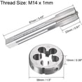 thumbnail image 3 of HSS For M14 X 1mm Tap & For M14 X 1.0mm Die Metric Thread Right Hand, 3 of 8