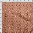 thumbnail image 4 of oneOone Viscose Chiffon Orange Fabric Abstract Floral Craft Projects Decor Fabric Printed By The Yard 42 Inch Wide-1ra, 4 of 5