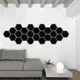 thumbnail image 6 of Winter Savings! 12PCS Acrylic Mirror Wall Stickers Self Adhesive Removable Hexagonal Decorative Mirror Sheet For Home Living Room Bedroom Decor, 6 of 11