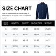 thumbnail image 5 of AZoiNM Men's Slim Fit Wrinkle-Free Casual Long Sleeve Shirt Floral Print Color Block, 5 of 11