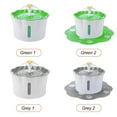 thumbnail image 2 of Graflsoa Automatic Pet Water Fountain with USB Charging, 2.6L Capacity, Grey/Green Options, PP Material, 1.5m Cable, No Mat Included, 2 of 7
