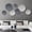 Silver and Dark Gray, variant on Gold Wall Decor for Living Room Hallway, 7PCS Metal Wall Art Hanging Sculptures Bedroom Decoration, 3D Metal Leaf Accent with 5 Sizes, Large Modern Artwork for Home Office Bathroom Kitchen