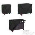 thumbnail image 4 of Waterproof Outdoor Prep Table Cover, 420D Oxford Fabric Silver Coated Sunscreen Dining Cart Cover with Adjustable Strap for Tight Fixing, 4 of 7
