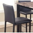 thumbnail image 3 of Roundhill Furniture Citico Metal Counter Height Dining Chairs with Black Metal Frame, Set of 4, 3 of 6