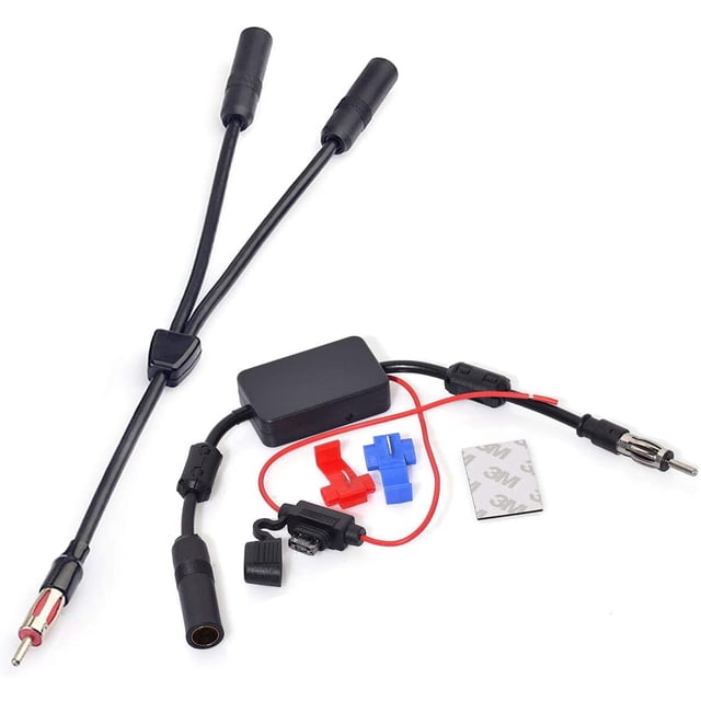 Amplificador de señal de antena de coche Bingfu para radio FM estéreo de coche