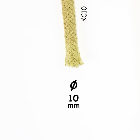 Play Kevlar Rope - Fire Toys Replacement Rope- Sold by the Foot (10MM, 1 Foot)