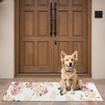 thumbnail image 4 of Pioneer Flower Floral Print Pattern Door Rugs,Washable Non Slip Door Mats Indoor,Decorative Door Mats,Entry Mat Indoor for Entrance,Bedroom,Kitchen,Bathroom,16"x47", 4 of 6