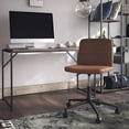 thumbnail image 2 of DHP Corey Office Chair, Camel Faux Leather, 2 of 8