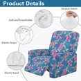 thumbnail image 5 of Kuiaobaty Turtle Print Reclining Sofa Slipcover Durable Furniture Protect Cover Breathable Recliner Chair Cover Large with Pocket Washable Reclining Slipcover for Living Room, 5 of 8