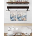 thumbnail image 3 of Blue Starfish Coastal Kitchen Dish Towels for Drying Dishes Set of 2, Eucalyptus Summer Nautical Shell Vintage Waffle Weave Microfiber Hand Tea Bathroom Towels Quick Dry & Absorbent Towel 15.7x23.6, 3 of 7