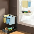 thumbnail image 1 of Sentmoon Cloth Storage Rack Kitchen Organizing Rack Non-Perforated Wall-Mounted Storage for Desktop Organization, Kitchen, and Home Use Holiday Gift Ideas & Budget Picks, 1 of 7