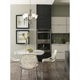 thumbnail image 4 of Trinity Collection Five-Light Brushed Nickel Etched Glass Traditional Chandelier Light, 4 of 4