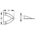 thumbnail image 2 of Sea Dog Midget Vent, 1-5/8" x 1-3/4" x 1/2", Stainless Steel, 2 of 2