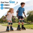 thumbnail image 5 of Kids/Youth Knee Pad Elbow Pads Guards Protective Gear Set for Roller Skates Cycling BMX Bike Skateboard Inline Skatings Scooter Riding Sports, 5 of 10