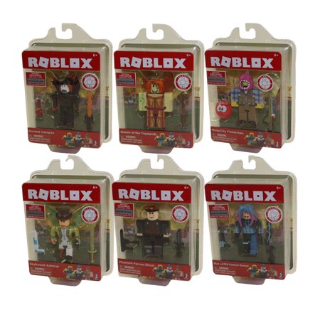 Jazwares Roblox Single Figure Packs Set Of 6 Queen Vampire Fisherman Parkour Ghost 1 -