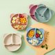 thumbnail image 2 of 1pc, Food Grade Silicone Children's Dinner Plate Bowl Suction Cup Format Cute Cartoon Bear Baby Food Supplement Tableware, 2 of 4