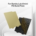 thumbnail image 3 of ZOUSSIQI Double-Sided Build Plate, PEO Smooth + PEI Spray Texture Spring Steel 180x180mm Without Soft Magnetic Base, Hot Bed Platform for A1/Mini 3D Printers CA919-29342, 3 of 9