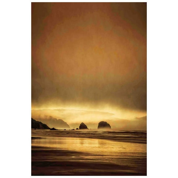 Marmont Hill Mh-Mww-Scwtz-82-C-24 24" X 16" "Lone Tree At Sunset" Giclee Art Print On