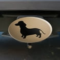 thumbnail image 2 of Dachshund Wiener Dog Oval Tow Trailer Hitch Cover Plug Insert, 2 of 3
