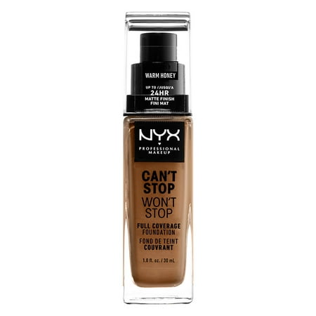 NYX Professional Makeup Can't Stop Won't Stop Full Coverage Foundation, Warm