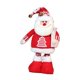 thumbnail image 4 of Muñeca navideña de pierna larga Figuras de muñecas navideñas Pierna extensible Tejido creativo Papá Noel, 4 of 9