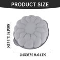 thumbnail image 3 of ZZYuan Molde Para Gelatina Grande, Shaped Silicone Cake Mold Non-Stick Baking Pan for Birthday Cheesecake Bread DIY, 10x3.5 Inch Gray, 3 of 5