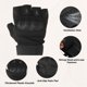 thumbnail image 3 of Guantes sin dedos Uxcell para trabajo al aire libre, guantes de medio dedo, guantes transpirables para entrenamiento, color negro, talla XL, 3 of 6
