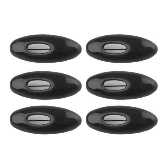 Fogun 6pcs Oval Multi Color Headscarf Needle Scarf Buckle Scarf Pin Accessories Pin Color Sewing Accs