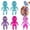 U5-5PCS-9CM, variant on Stress Relief Glitter Sequins Sensory Toy Squeeze Stretch Fidget Toy for Anti-Anxiety Calm Clear Man Stress Ball for Kids Adults