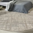 thumbnail image 2 of Calvin Klein  Rush Contemporary Abstract Area Rug 8'  Round - Ivory/Taupe, 2 of 8