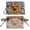 American Tribal Highland Cattle Cowboy Sunflower, variant on COEQINE Car Window Shade for Baby, Side Window Sun Shade for Sun/Heat/UV Rays Protection, Auto Curtain with Magnets for Car Interior Accessories, Southwest American Tribal Brown Blue