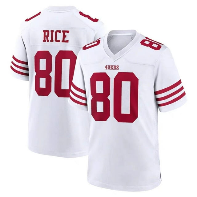 Chandail de Rugby Broderie Rouge 85#Kittle 97#BOSA 13#PURDY 23#