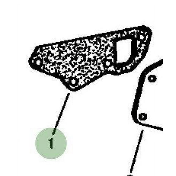 John Deere Original Equipment Gasket - T20243