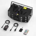 thumbnail image 3 of Hakuta Fog Machine,Smoke Machine with 12 LED Colorful Beam Light DMX Light Control & Manual Control & Wireless Remote Perfect for, 3 of 9