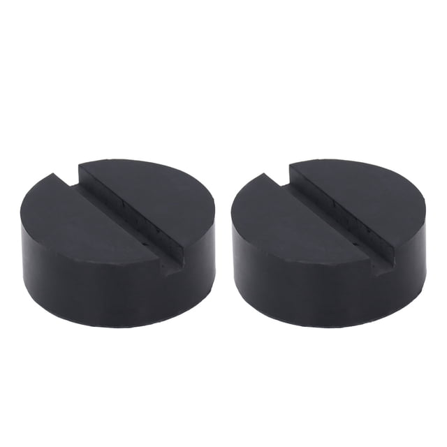 2pcs Jack Wheel Axle Rubber Pad Universal Socket Pad Slotted Rubber Socket Pad 60x23x8mm Slot Width