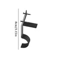 thumbnail image 3 of 6 Packs Single Curtain Rod Brackets, Heavy Duty Holders for Window Frame, No Drill Installation, 3 of 7