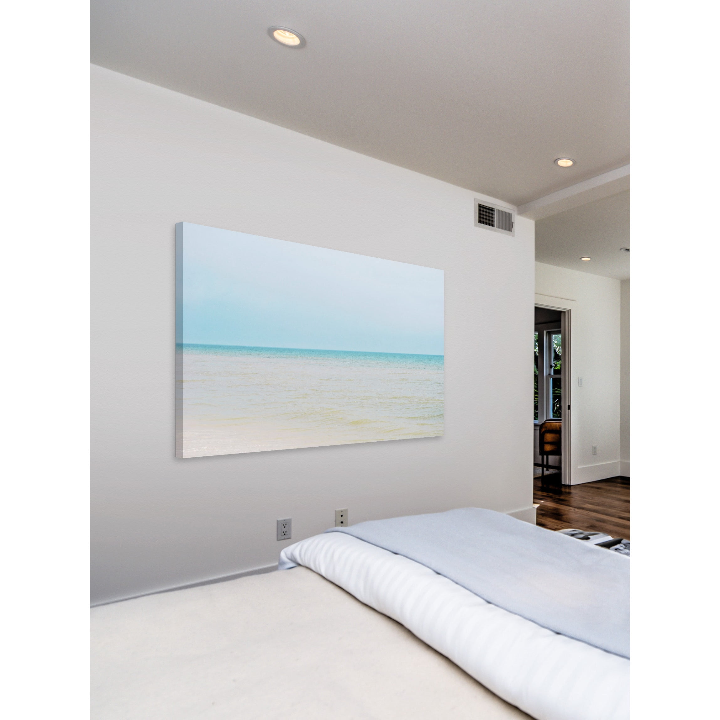 "The Sleeping Sea" Painting Print on Wrapped Canvas