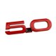thumbnail image 1 of yzw6688 Auto 3D Metal 5.0 Sticker Decal Compatible with GT GT50 2019 2018 Rear Trunk Body Badge Emblem Styling Sticker (Color: C), 1 of 5