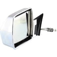 thumbnail image 3 of MIRROR Compatible For 1984-1996 Jeep Cherokee 1986-1992 Comanche Left Driver Side Chrome, 3 of 5