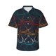 thumbnail image 1 of Fotbe Cartoon Sharks Camisa Hawaiana para Hombre Unisex – Camisa Casual de Verano con Botones de Manga Corta de Algodón y Lino,X-Large, 1 of 7