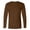 #A1 Brown, variant on CYiJun Men's Long Sleeve Cotton Base Tee Crew Neck Oversize Tops Casual Loose T Shirts