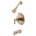 thumbnail image 1 of Kingston Brass KB2632QL Tub & Shower Faucet Metal Handle, Polished Brass, 1 of 1