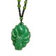 thumbnail image 1 of Colgante de zorro de nueve colas de imitación de calcedonia verde, collar largo de zorro, colgante de jade de cristal rosa, regalo para mujer, 1 of 1