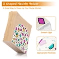 thumbnail image 5 of Yayeee Napkin Holder for Table Kitchen Paper Tissue Organization, Beige Retro Pattern, 5 of 8