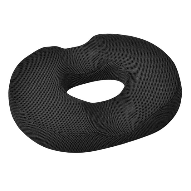 Cojín de asiento con forma de donut, cojín de donut para oficina en casa, para aliviar el dolor del coxis