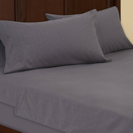 Hotel Style Luxury Manatee Gray Microfiber King Bedding Sheet Set