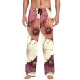 thumbnail image 2 of Vintage Style Beautiful Flowers Mens Cotton Pajama Pant Sleep and Lounge Bottons with Pockets, 2 of 7