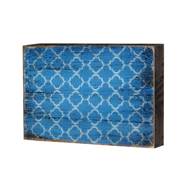 Designocracy 95003-12 Décoration à Motifs Rustiques en Bois Bloc Design Art Graphique