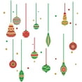 thumbnail image 3 of Colorful Christmas Decor Wall Stickers Christmas Vinyl Wall Decals Christmas Adhesive Sticker DIY Vinyl Art Decor for Bedroom Living Room Children's Room Christmas Wall Decor 1set, 3 of 8